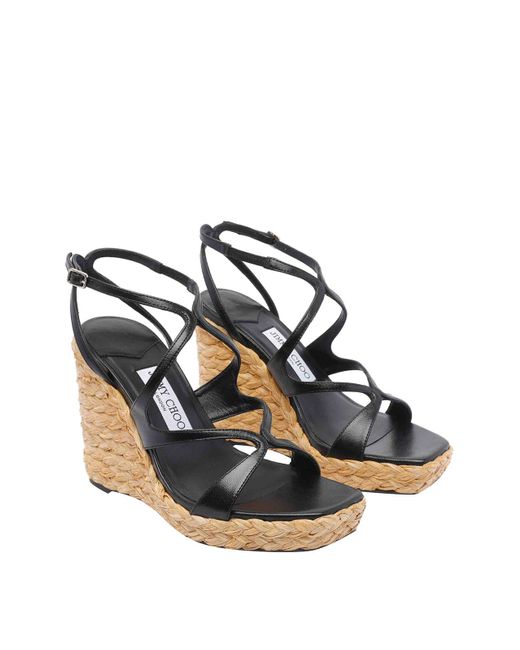 Jimmy Choo Metallic Ayla Wedges