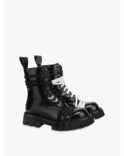 Moschino Black Ankle Boots