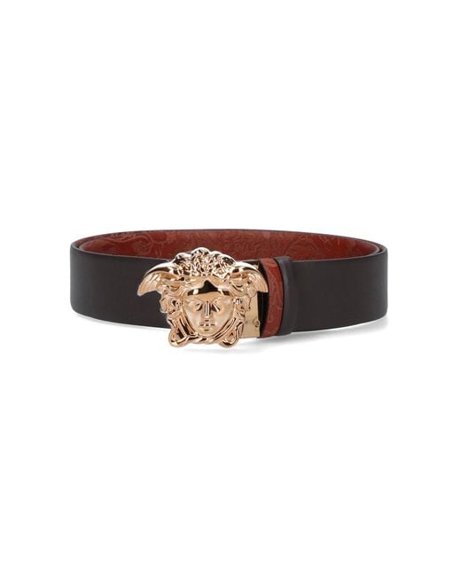 Versace Brown Reversible Belt for men