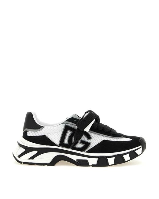 Dolce & Gabbana Black Dg Country Road Sneakers
