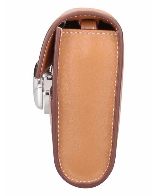 SAVETTE Orange Mini Symmetry Shoulder Bag