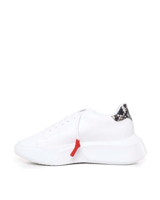 Giuliano Galiano White Sneakers With Waxed Laces