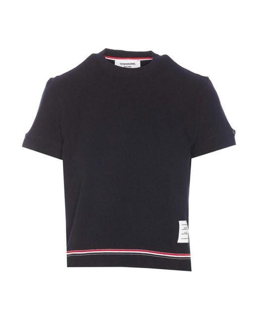 Thom Browne Black T-Shirt