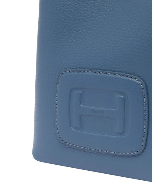 Hogan Blue Mini Shopping H-Bag