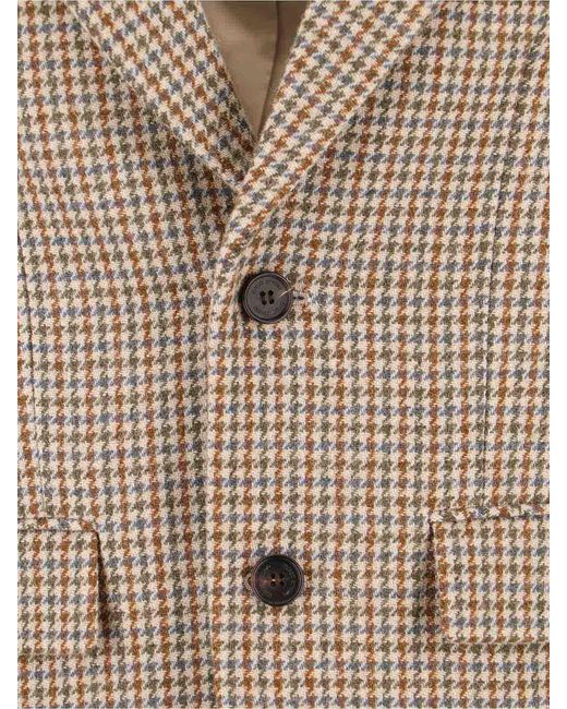 DUNST Brown Single-Breasted Blazer for men