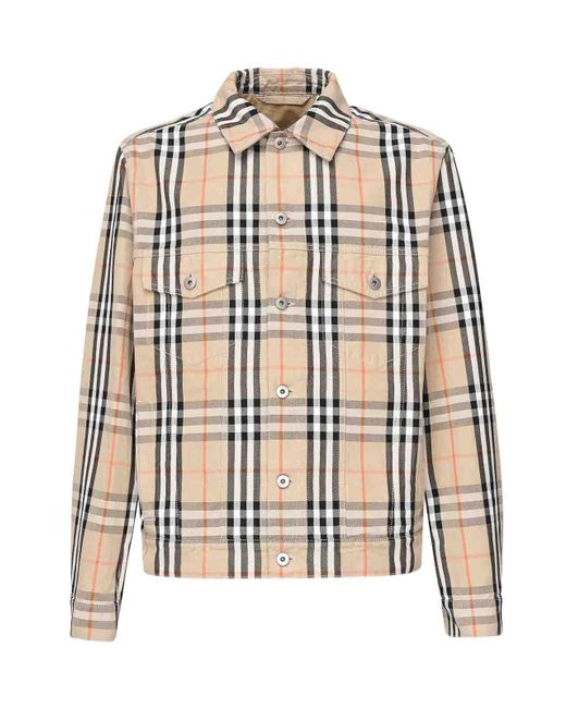 Giacca di Burberry in Natural da Uomo