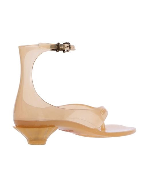 Chloé Natural Jelly Flip-Flop Sandals