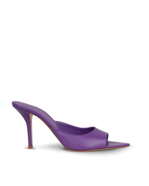 Gia Borghini Purple Sandal With Perni 04 Heel
