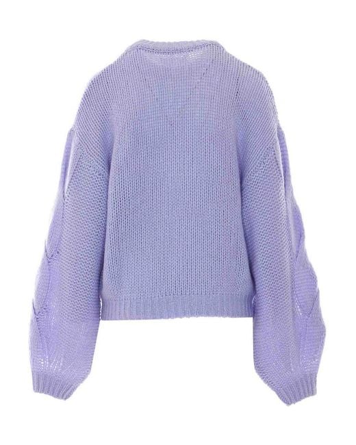 Lisa Yang Purple Lilac Runi Sweater
