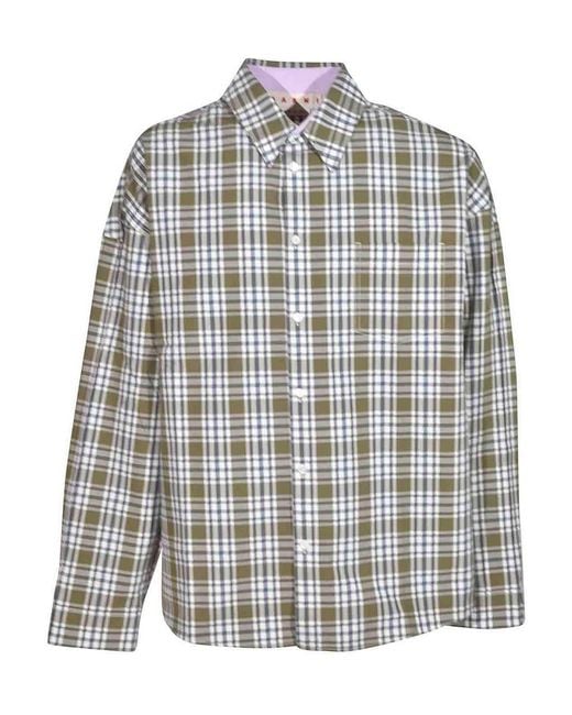 Marni Gray Shirts for men