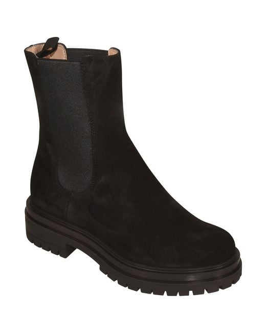 Gianvito Rossi Black Ankle Boots