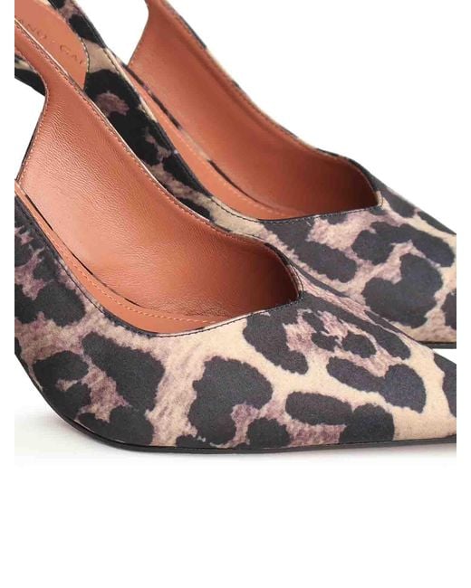 Giuliano Galiano Pink Holly Slingback Dcollet
