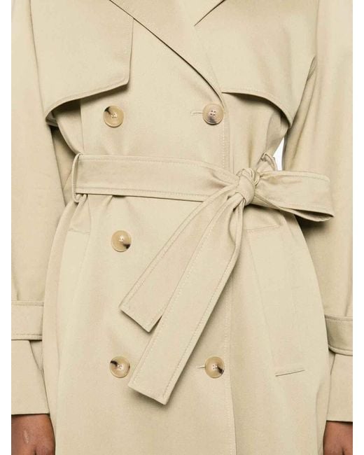 Patrizia Pepe Natural Cotton Trench Coat