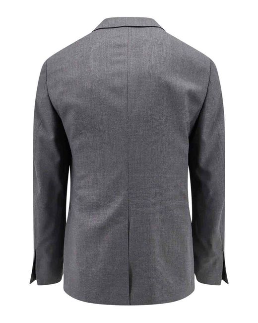 Givenchy Gray Wool Blazer for men