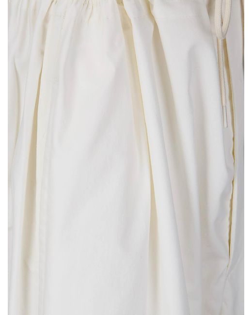 Hed Mayner White Embroidery Pant