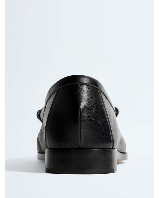 Bottega Veneta Black Silenzio Loafers for men