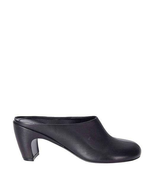 Dries Van Noten Black Mules