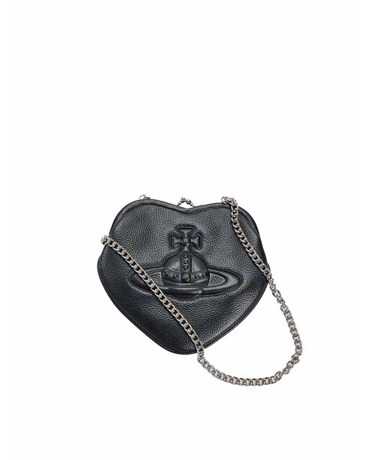 Vivienne Westwood Black Belle Heart Frame Purse