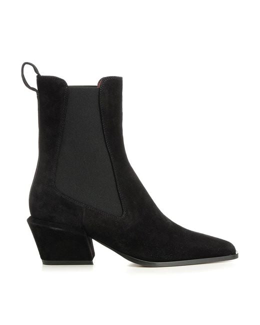Paris Texas Black Ankle Boots