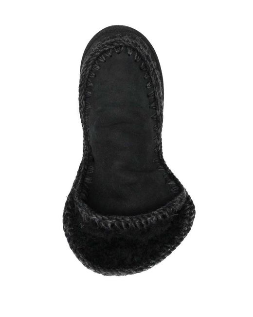 Mou Black Eskimo 18 Glitter Logo Boots