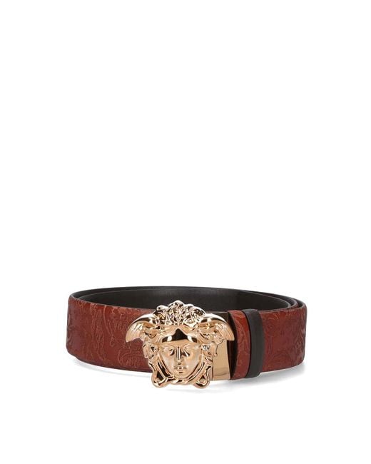 Versace Brown Reversible Belt for men