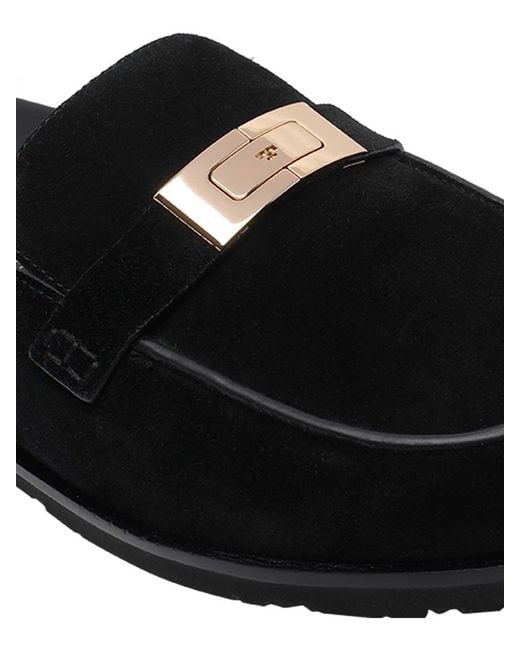 Tory Burch Black Leelee Mules