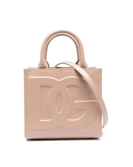 Dolce & Gabbana Natural Bag With Logo