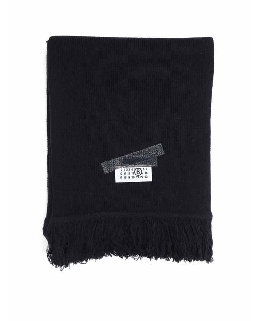 MM6 by Maison Margiela Black Scarf for men