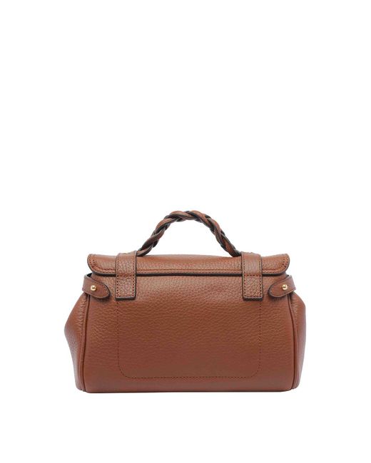 Mulberry Brown Mini Alexa Handbag