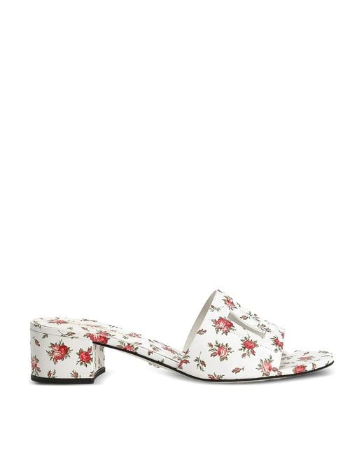 Dolce & Gabbana White Sandals