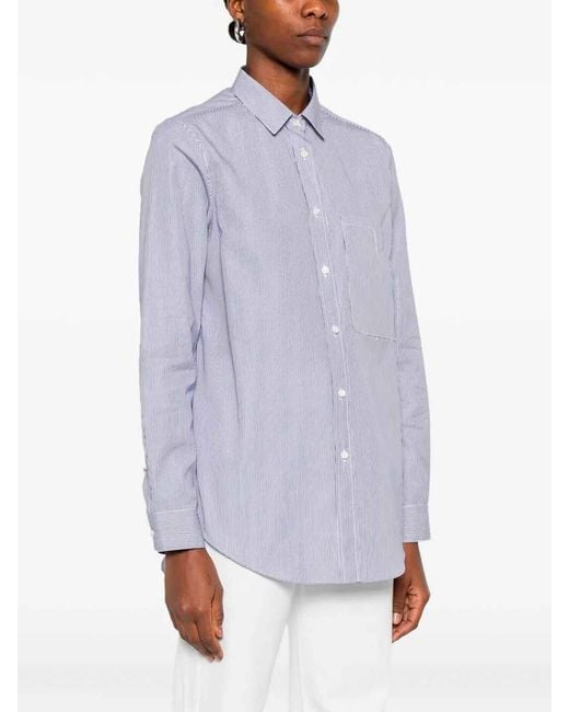 Camicia Classica di CUANTICO in Blue