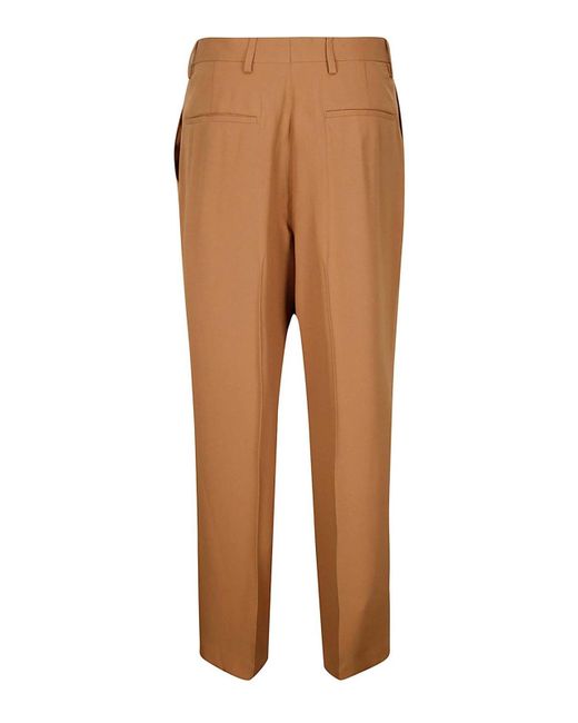 Dries Van Noten Brown Driver Trousers