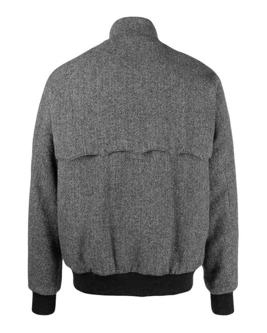 Baracuta Gray G9 Af Pocket Pattern Wool for men