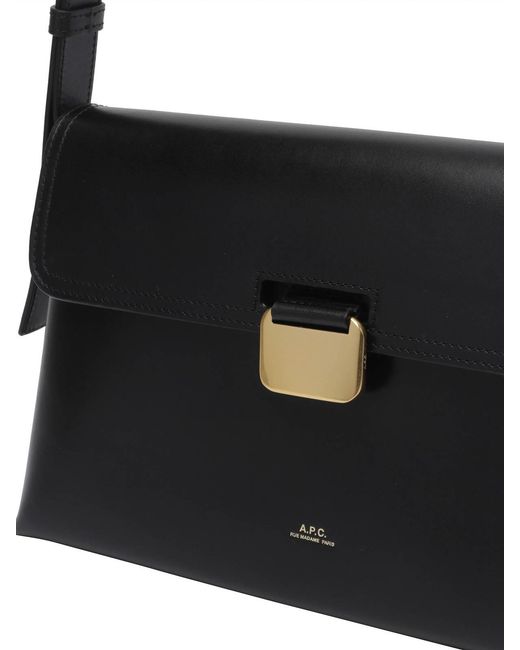 A.P.C. Black Simone Shoulder Bag