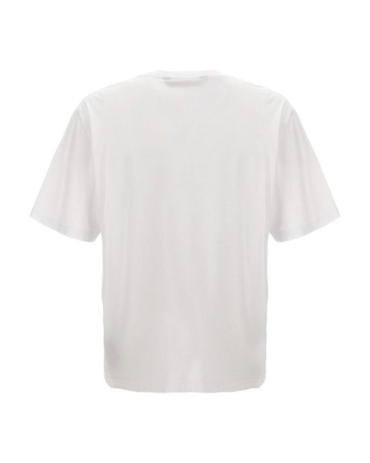 Palm Angels White Logo T-shirt for men