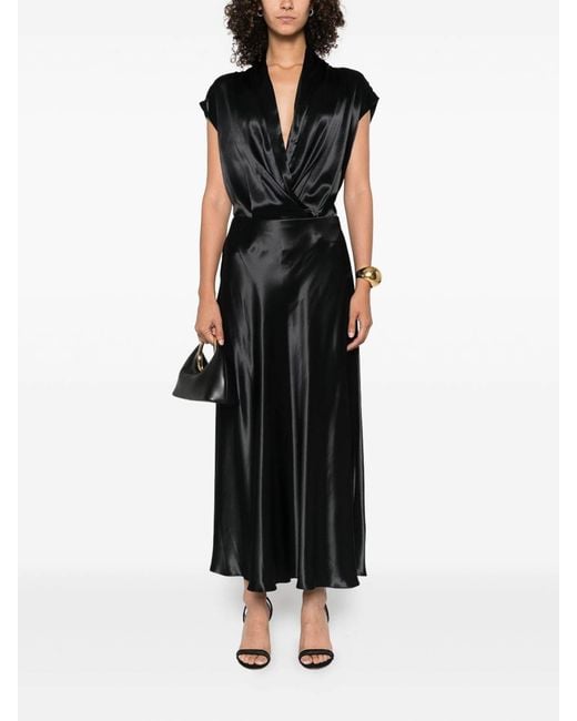 Alberta Ferretti Black Blouses