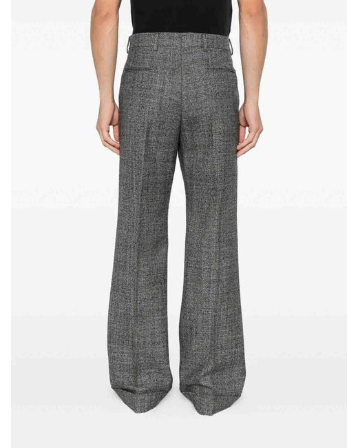 Valentino Gray Formal Pants for men