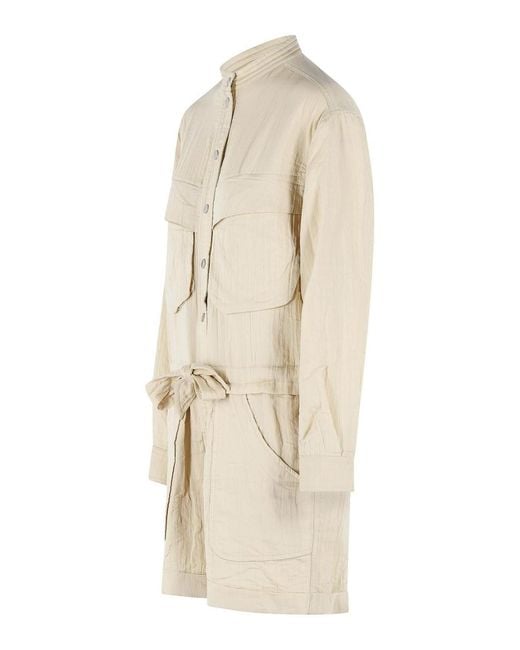 Isabel Marant Natural Betyna One-Piece Jumpsuit