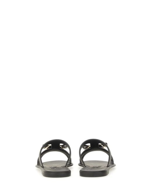 Ferragamo Black Flat Shoes