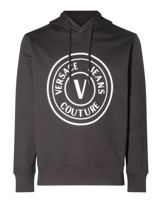 Versace Jeans Couture Gray Cotton Sweatshirt for men