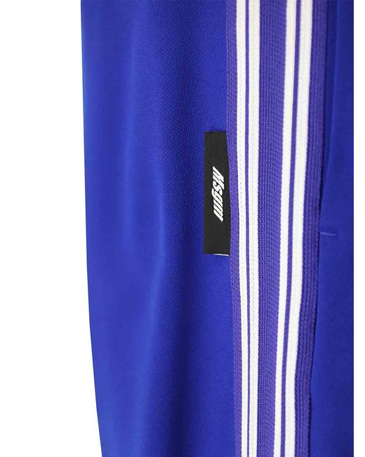 MSGM Blue Stripes Trousers for men