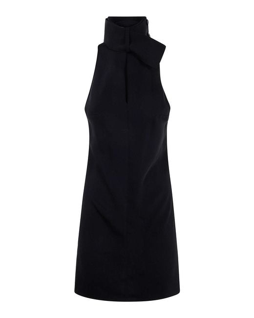 women's black flare dress pants SPRWMN Micro Flare Pants in Black,Size Large (also XS,XL) main image 0