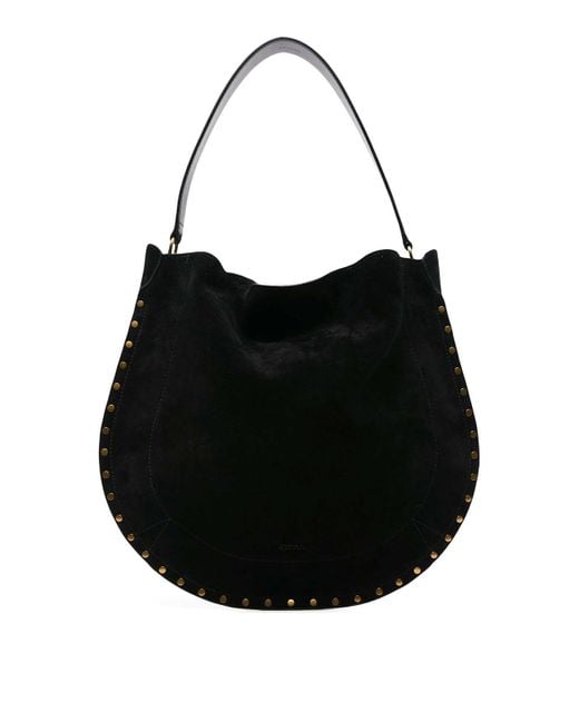 Isabel Marant Black Oskan Hobo Soft Bag