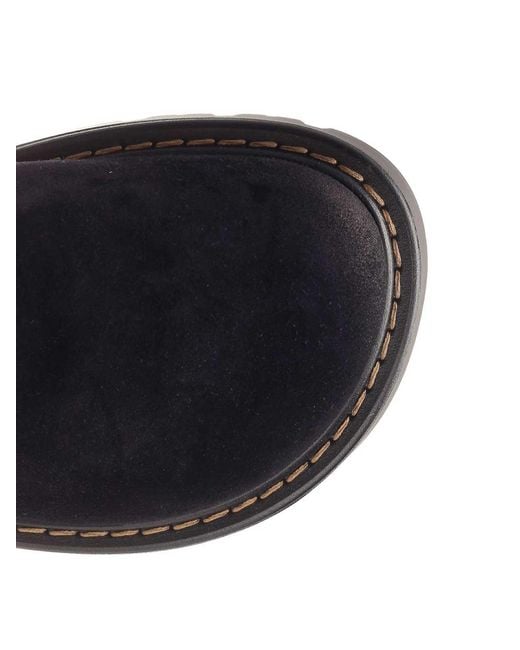 Loewe Black Sierra Combat Ankle Boot for men