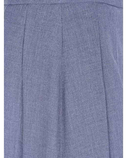 DR. HOPE Blue Classic Skirt