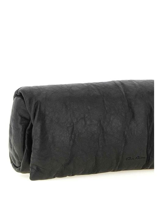 Rick Owens Black Baguette' Clutch