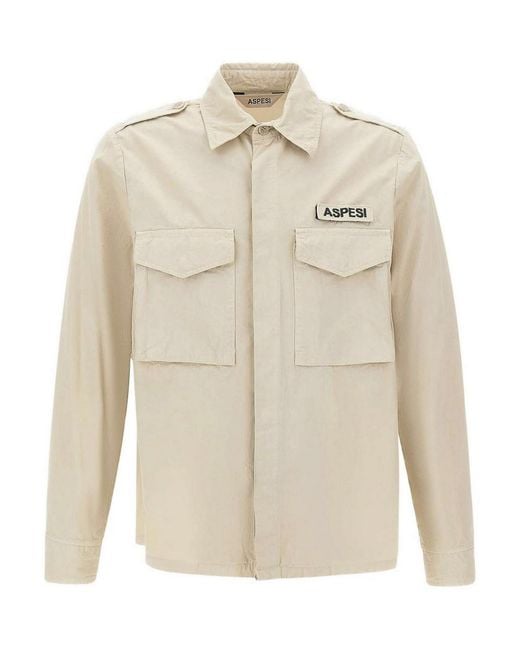 Aspesi Natural "Field" Shirt for men