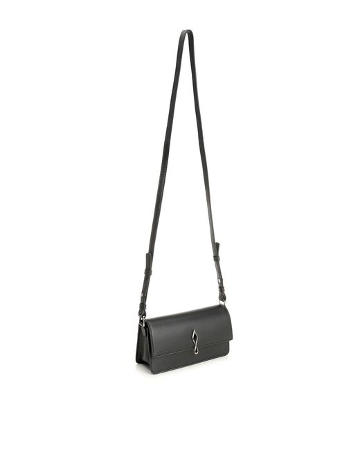 Christian Louboutin Gray Mini Crossbody Bag