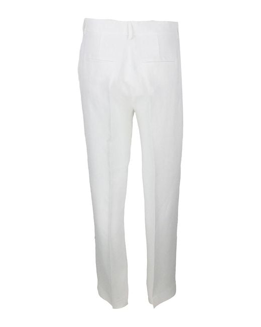 Antonelli White Trousers
