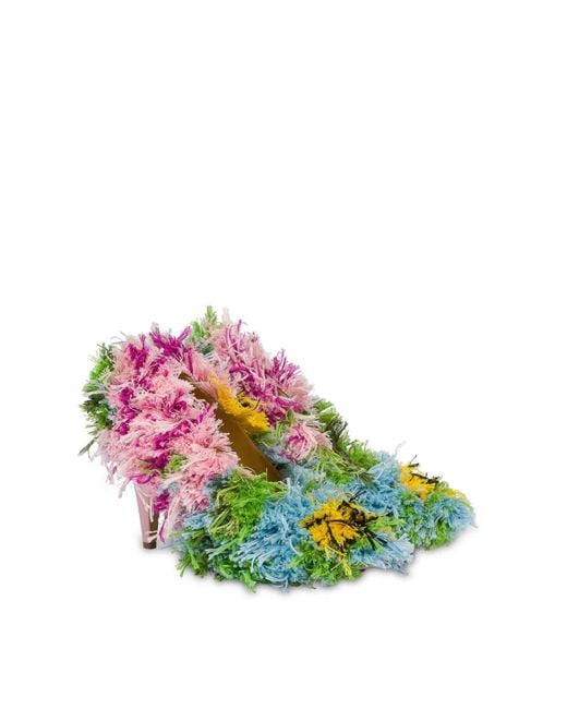 Moschino Pink Flower Power Pump